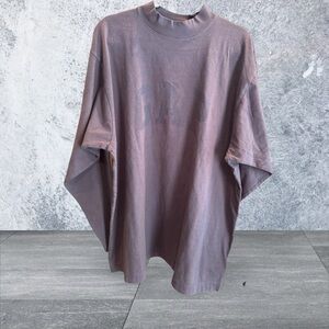 YEEZY GAP BALENCIAGA LONG SKEEVE TEE with black bird on back